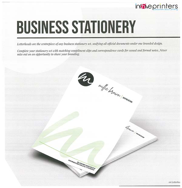 Business Stationery Local Waltham Cross & Enfield Printers Inkhive Printers