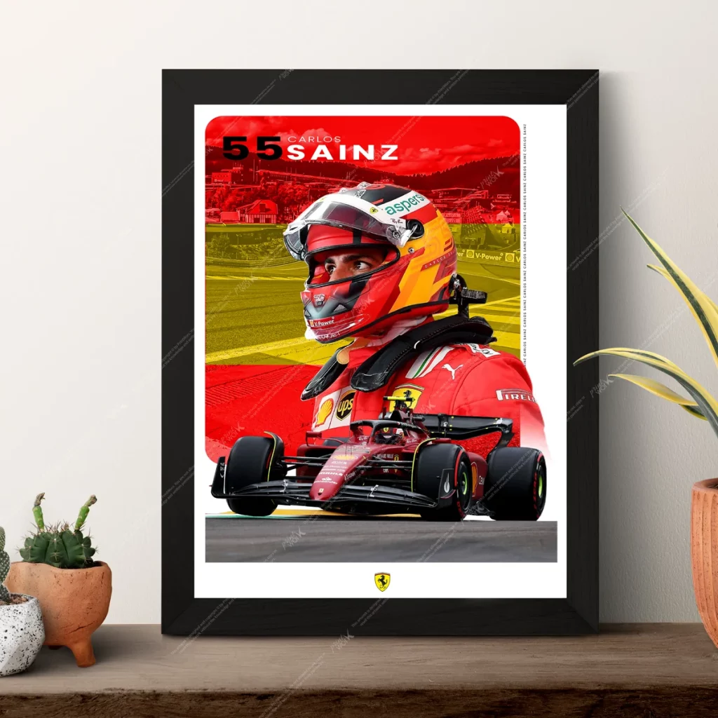 A3 Carlos Sainz Poster – Racing Excellence - Local Waltham Cross and ...