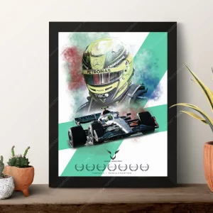 A1 Lewis Hamilton Poster – Record Breaker
